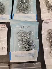 Molar Bands. Dental, Stainless, Various Sizes- 300+ Count (Z9)
