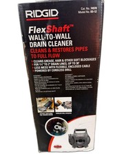 RIDGID K9-12 FlexShaft Drain Cleaner, 1/4 in. x 30 ft., 1-1/4 to 2 in. Pipes