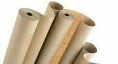 24″ wide x 900′ long 40 lb Rolled Brown Kraft Paper Shipping Void Crafting Fill