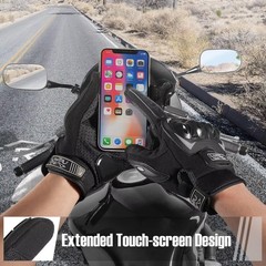 Motorcycle Gloves for Men and Women, Full Finger Touchscreen Motorbike Gloves…