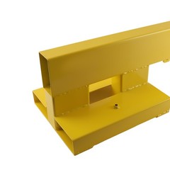 31-79in Forklift Mounted Crane Boom Extension Heavy Duty Steel Construction
