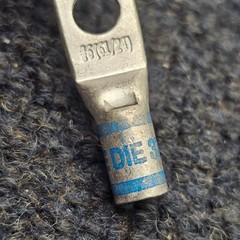 Blue Die 374/7 Compression Lug / 2 Hole YAV6CL- Cu 2TC14E1FX