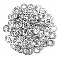 Flat Washers Marine 316 Stainless Steel Corrosion Resistant M6 1/4 Inch 150 PCS