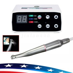 Contra Angle 1:5 Fiber Optic / Dental Electric Motor LED Handpiece High Speed