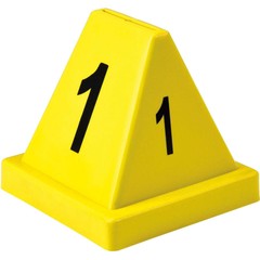 Numbered Cones 1-20 4-1/2″L x 4-1/2″W x 4-3/8″H Yellow