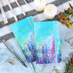 Pocket Planner 2026-2027 – Calendar 2026-2027, A6: Oil Painting, Green