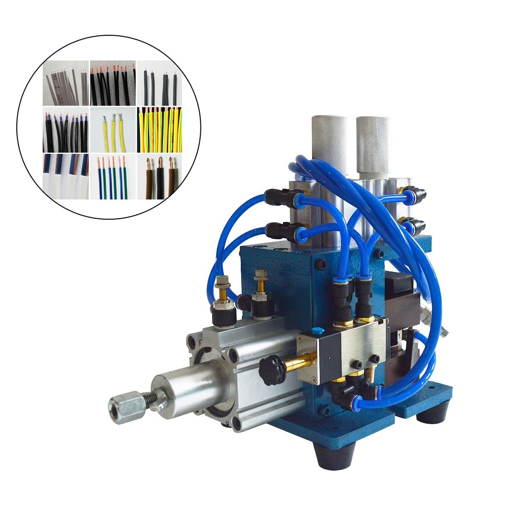 0.04″-0.98″ Auto Cable Wire Stripping Machine 110V 670W 0.3MPa-0.7MPa