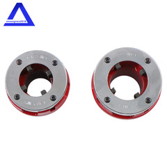 Large Hand Die Ratcheting 7 Size Pipe Thread Threader Tool 3/8″ to 2″ Dies Set