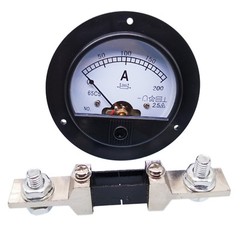 DC 0~200A Analog AMP Current Pointer Needle Panel Meter Ammeter & Shunt