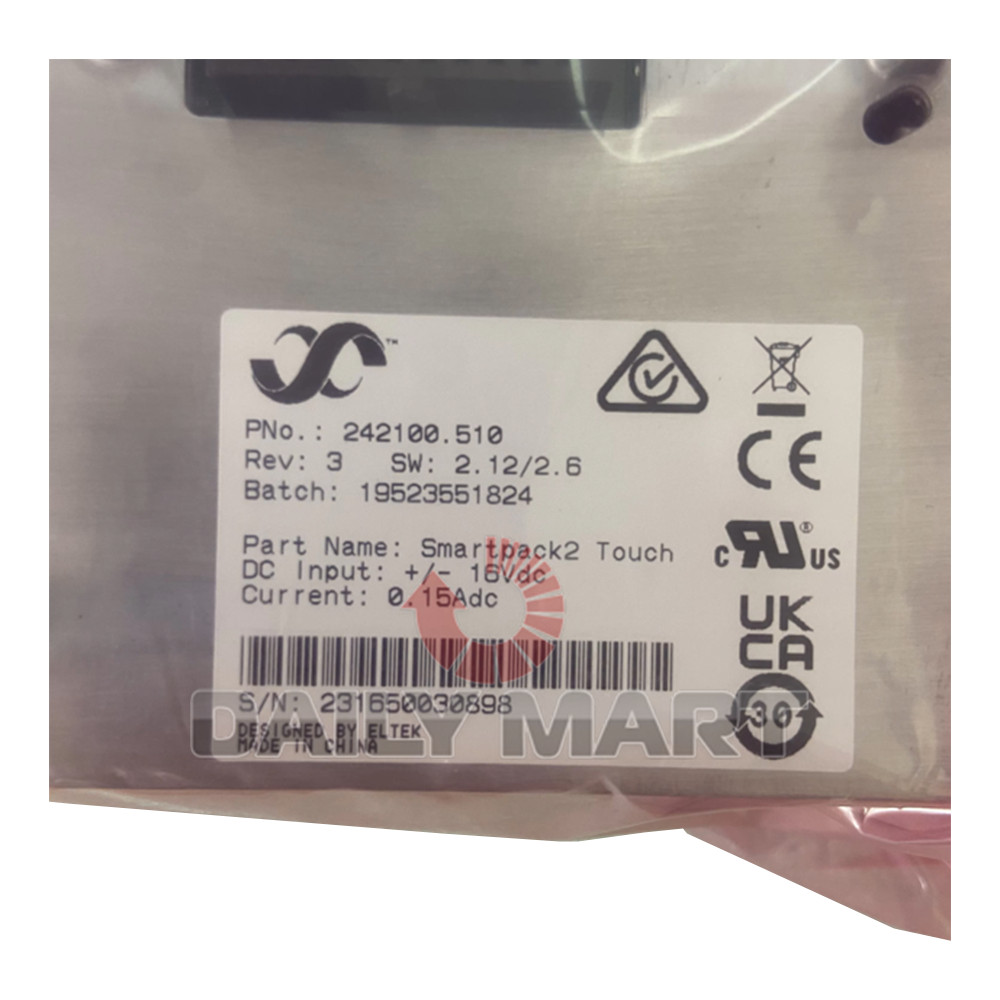 Used & Tested ELTEK Smartpack2 Touch 242100.510 Distributed Controller Module