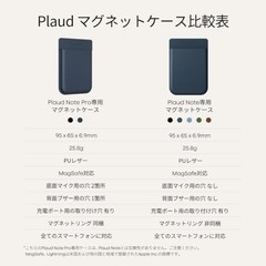 Plaud Note Pro AI Voice Recorder Magnetic Case Black MagSafe Compatible JP
