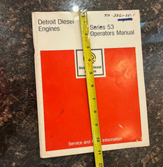 Detroit Diesel Allison Series 53 Owner Operator Maintenance Manual 1974 USA