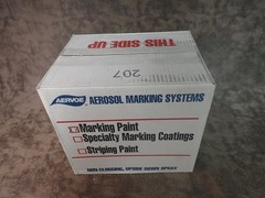 NEW Aervoe 207 White Survey Marking Paint 12 17oz. Cans Case (DD2)