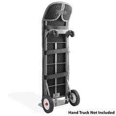 Heavy Duty Round Top Hand Truck Cover, Woven Cotton/Polyester, 50″ x 16″, Black