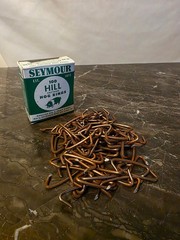 (1000) Seymour Hill Pattern H3 Copper Coated Hog Rings 10 Boxes Of 100