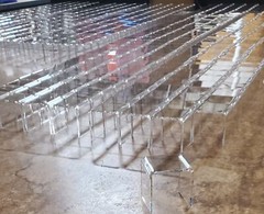 T’z Tagz Any 3-Inch-Deep Clear Acrylic Riser Display Stands New 2 Pack Variation