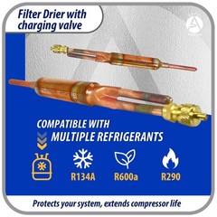 Appli Parts APFD-115S 10 Units of Copper Liquid line liquid line filter dryer wi
