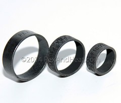 (50) 1/2″ Pex Copper Crimping Rings Black High Quality