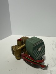 1/4” ASCO Brass 8321G001MO Solenoid Valve 120/60 3W NC NEW OPEN BOX