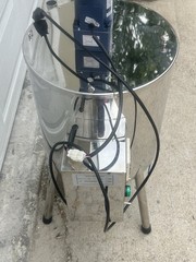 30L Heated Mixing Filling Machine Stainless Steel Wax Cream Lotion Tank Tested
