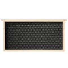 100% Beeswax Beehive 10 Frame Add-On Super, 10 Deep Frames Langstroth Beekeeping