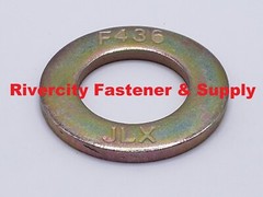 1-1/8 SAE F436 Grade 8 Flat Washers 1-1/4 ID x 2-3/16 OD Steel Washer 1-1/8″