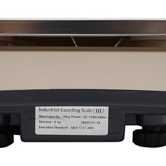 Industrial Counting Scale, 30kg X 0.5g, Digital Scale for Parts and Coins, g/k