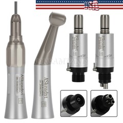 NSK Style Dental Slow Low Speed Handpiece Straight Contra Angle Air Motor 4Hole