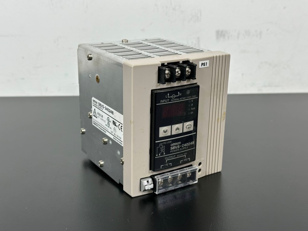 Omron S8VS-24024B DIN Rail Switching Power Supply 24V DC 10A Used