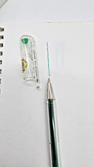 Vintage Pentel 12-PACK Hybrid Gel Roller Ball Pen Green Waterproof Ink Fine .3mm