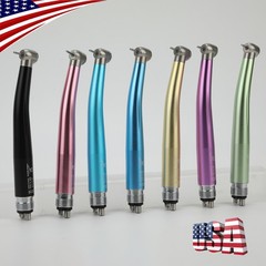 7Color Dental High Speed Handpiece Push Button Turbine 4 Hole NSK Pana Max Style