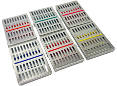 PREMIUM DENTAL AUTOCLAVE STERILIZATION CASSETTE RACK BOX TRAY FOR 10 INSTRUMENTS