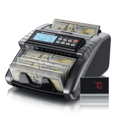 Money Counter Machine Value Counting UV MG MT IR DD HLF Detection 1300 Notes