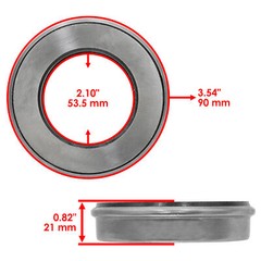 Caltric Throw Out Bearing For Ford 4190 4200 4330 4340 4410 4500 4600 4610 8N 9N