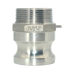 1-1/2″ 1.5″ inch Type F Camlock Male Adapter to Male NPT Stainless Steel Fitting