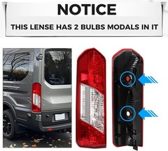 LH Tail Light Assembly For 2015-2024 Ford Transit 150 250 350 350HD Rear Lamp