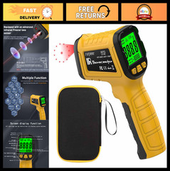 Infrared Temperature Gun -58°F to 1796°F, 50:1 Ratio, Laser IR Thermometer for C