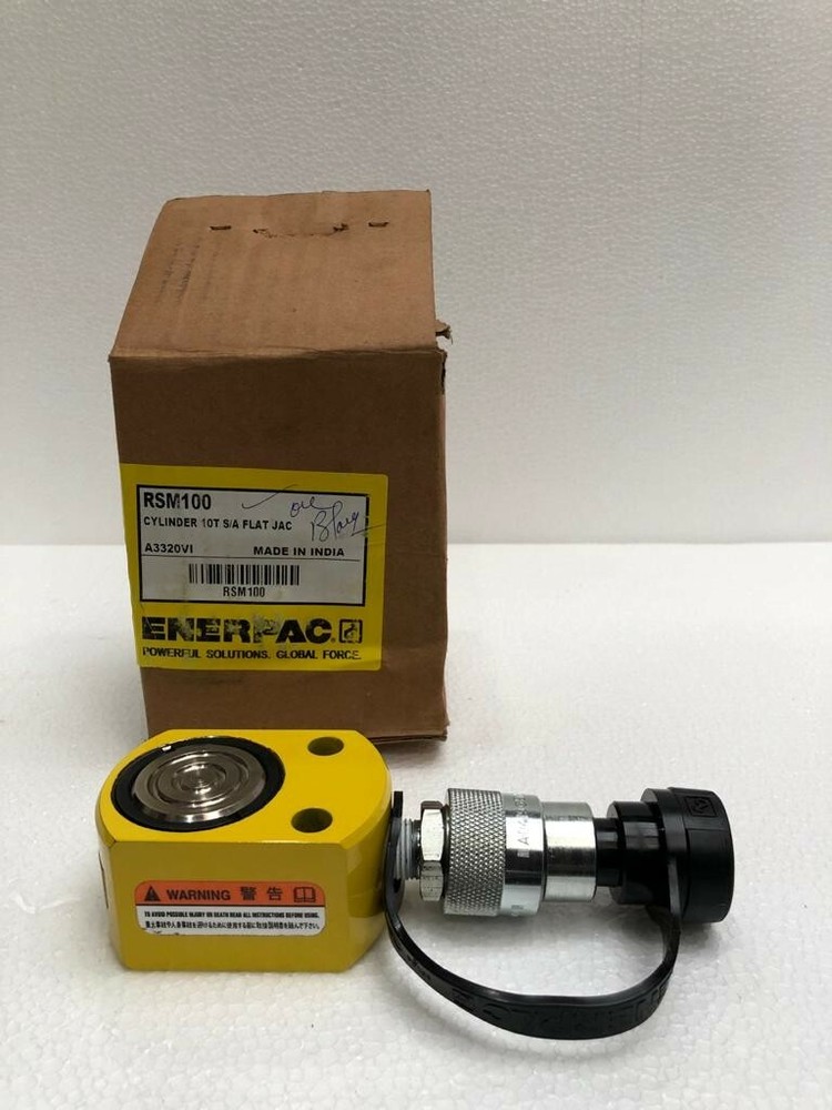 Enerpac RSM 100 Low Profile Hydraulic Cylinder Flat Jac 10 Tons Capacity