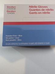 Gordon Choice X-Large Powder-Free Nitrile Gloves Blue 100 Ct Box