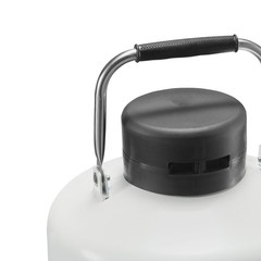 10L Aluminum LN2 Dewar with 6 Canisters, Vacuum Insulated
