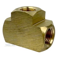 5 PC 1/8″ Female NPT Equal Pipe Tee Brass Barstock Threaded Pipe Fitting FNPT