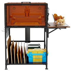Laser Engraver Enclosure Cabinet with Exhaust Fan 6000RPM & Foldable Panel