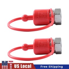 1/2″ Npt Hydraulic Quick Connect Tractor Couplers Ball Pioneer Style 2 Sets