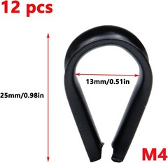 M4 Stainless Steel Thimble for 5/32″ Diameter Wire Rope Cable Thimbles Riggin…