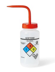 LDPE Wash Bottle Acetone 500mL United Scientific