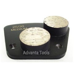 Trapezoid Round Segments Grinding Shoe / Disc / Plate – Medium Bond – 25/30 Grit