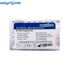 10PK Dental Endo Rotary File X3 Niti engine Files 25mm Endodontic file No break