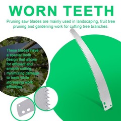 Pole Saw Blade, Steel Blade Replacement Silver Tree Pruner