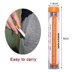 AUSTOR 6 Pack 60-40 Rosin Core Solder, Solder Wire Tin Lead Electrical Soldering