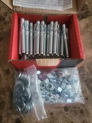 2 Boxes of 50 HILTI KB-VTZ Kwik Bolt Expansion Anchor 2139758 3/8″X 3″ 100 total